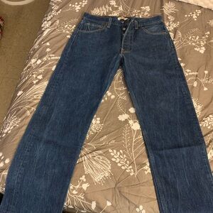 Levi's Dark Blue Straight Jeans